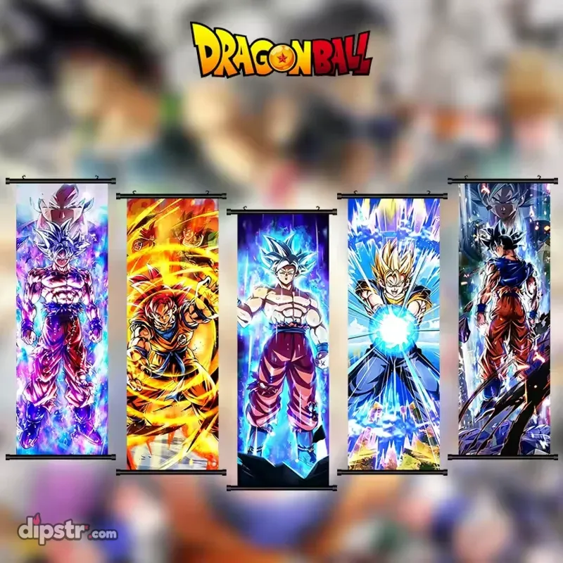 Аниме скрол Dragon Ball Super Saiyan – декорация за стена