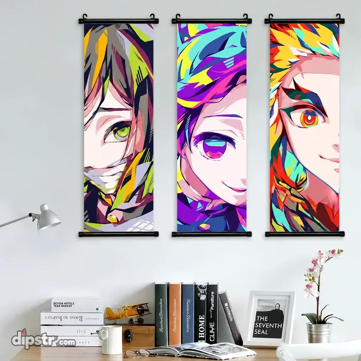Аниме скрол Demon Slayer – декорация за стена 25 × 75 см