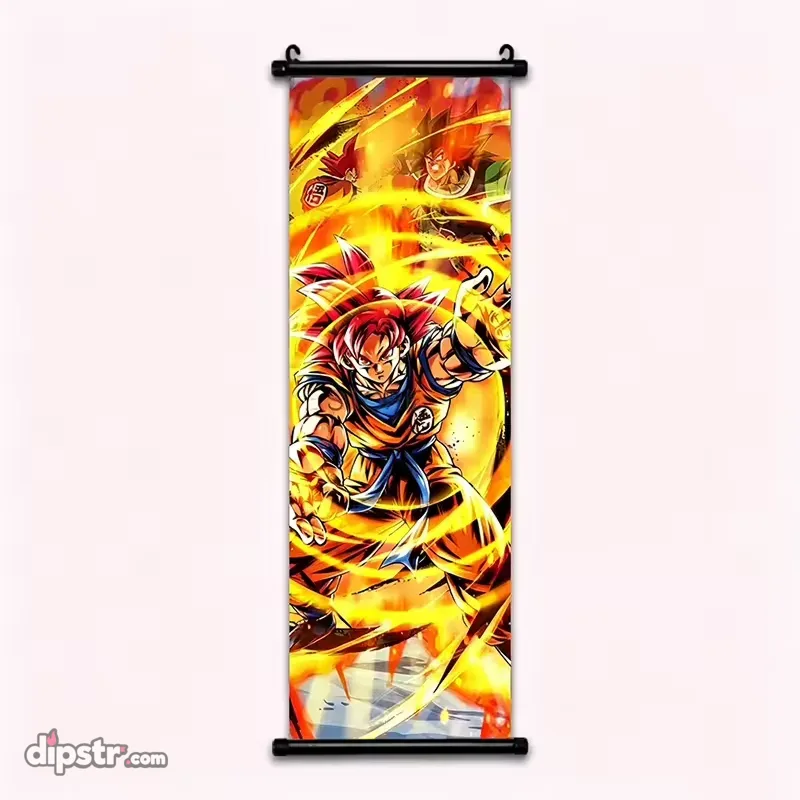Аниме скрол Dragon Ball Super Saiyan – декорация за стена